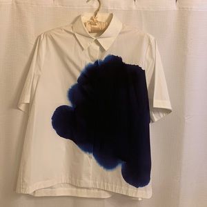 COS Brand white with blue design